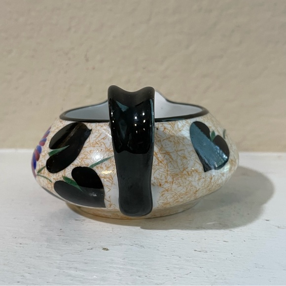 Vintage hand painted Meito china sugar bowl and creamer - Picture 13 of 16